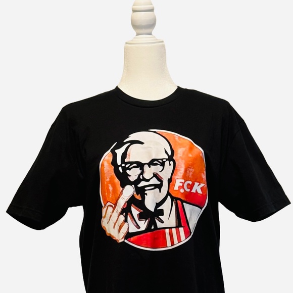 Next Level Apparel Other - Bold Black “FKC” Short Sleeve Tee with Graphic Design